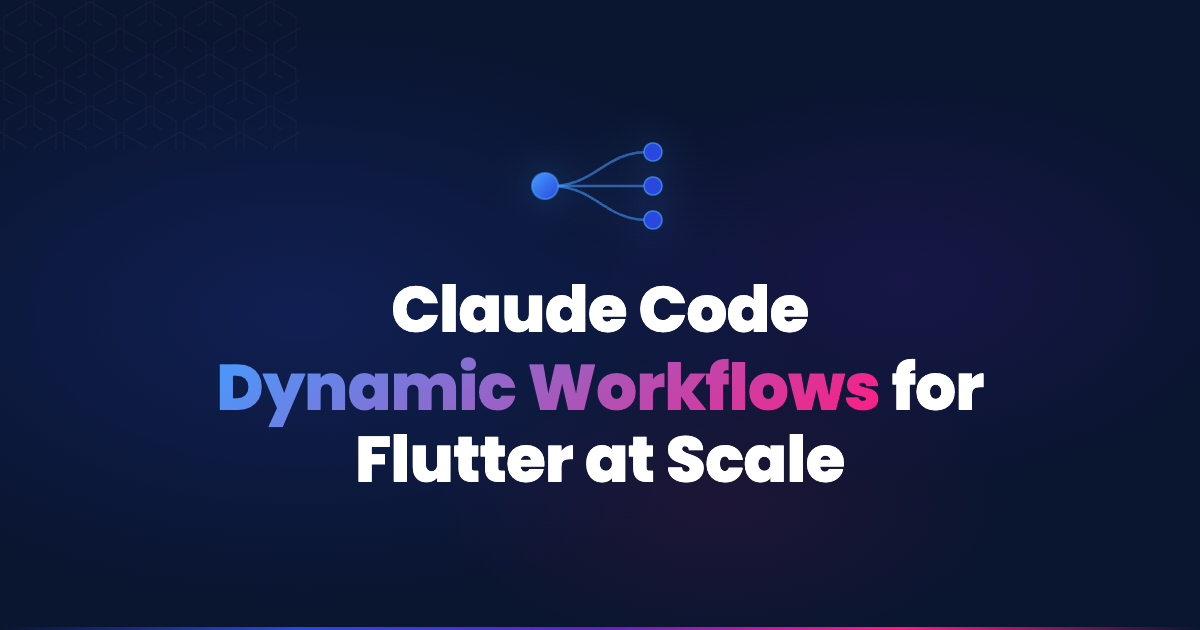 Claude Code dynamic workflow orchestrating parallel subagents across a Flutter monorepo migration