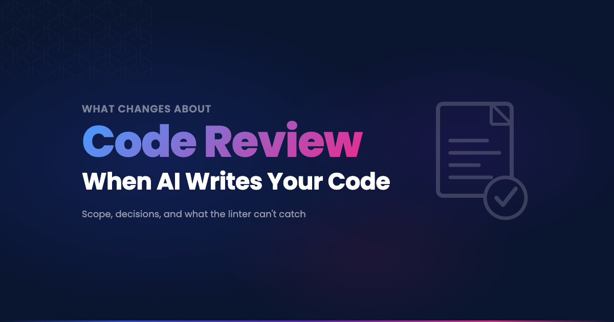 Code review practices for AI-generated Flutter code — what changes when AI writes the code your team reviews