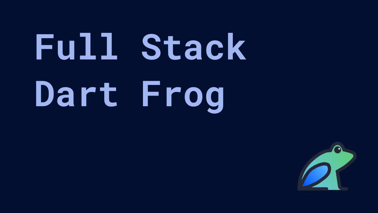 Dart Frog full stack tutorial for real-time Flutter apps with WebSockets