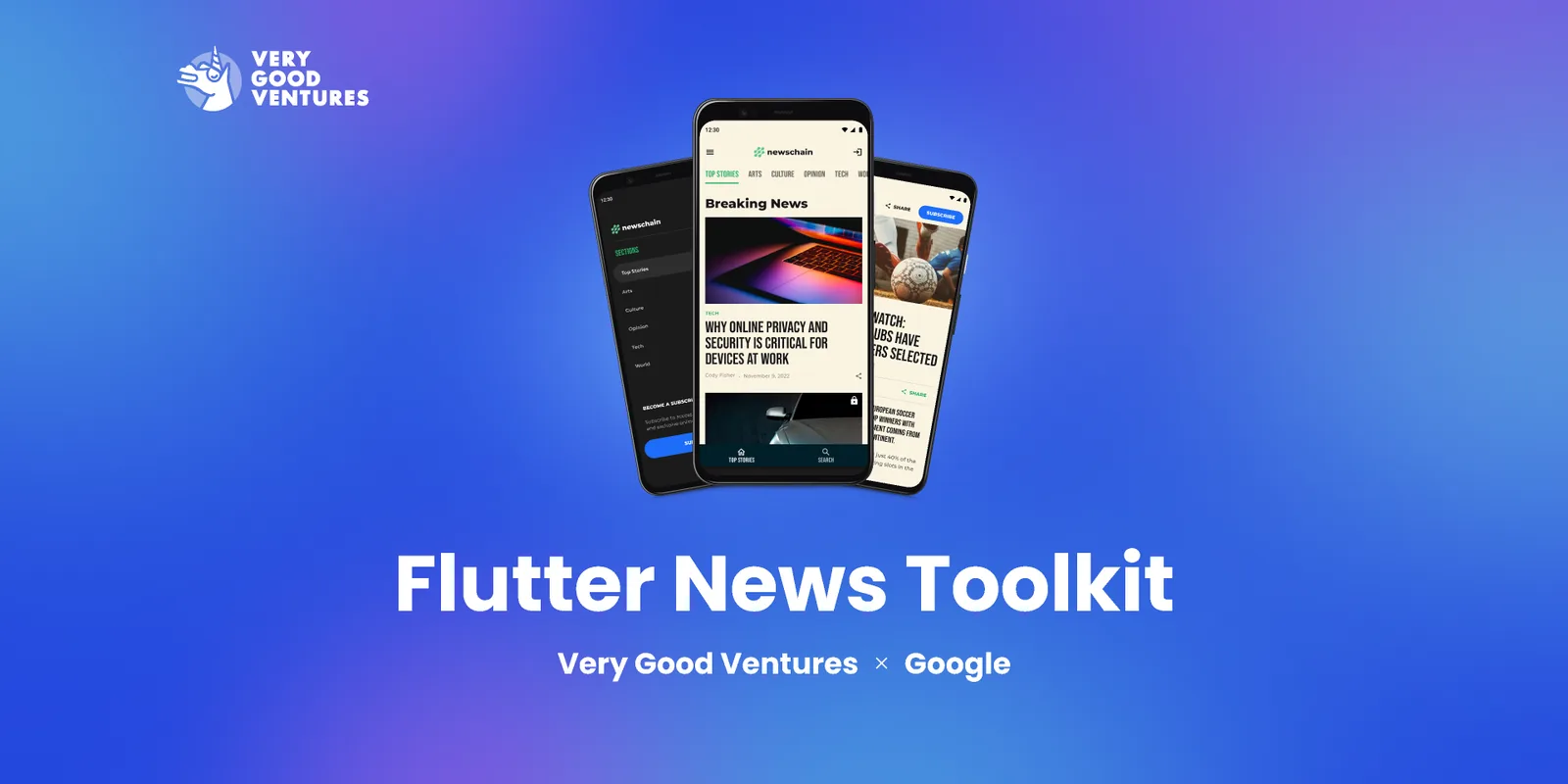 Flutter News Toolkit open-source template built with Google to help news publishers launch mobile apps 80% faster