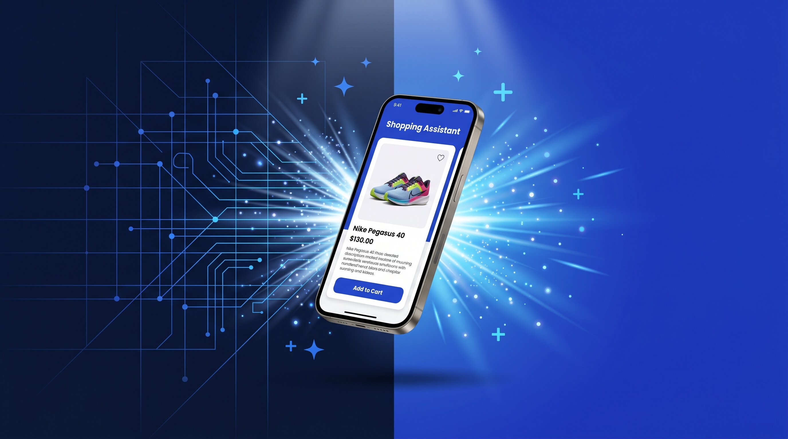 Flutter GenUI shopping assistant running Claude and Gemini side by side