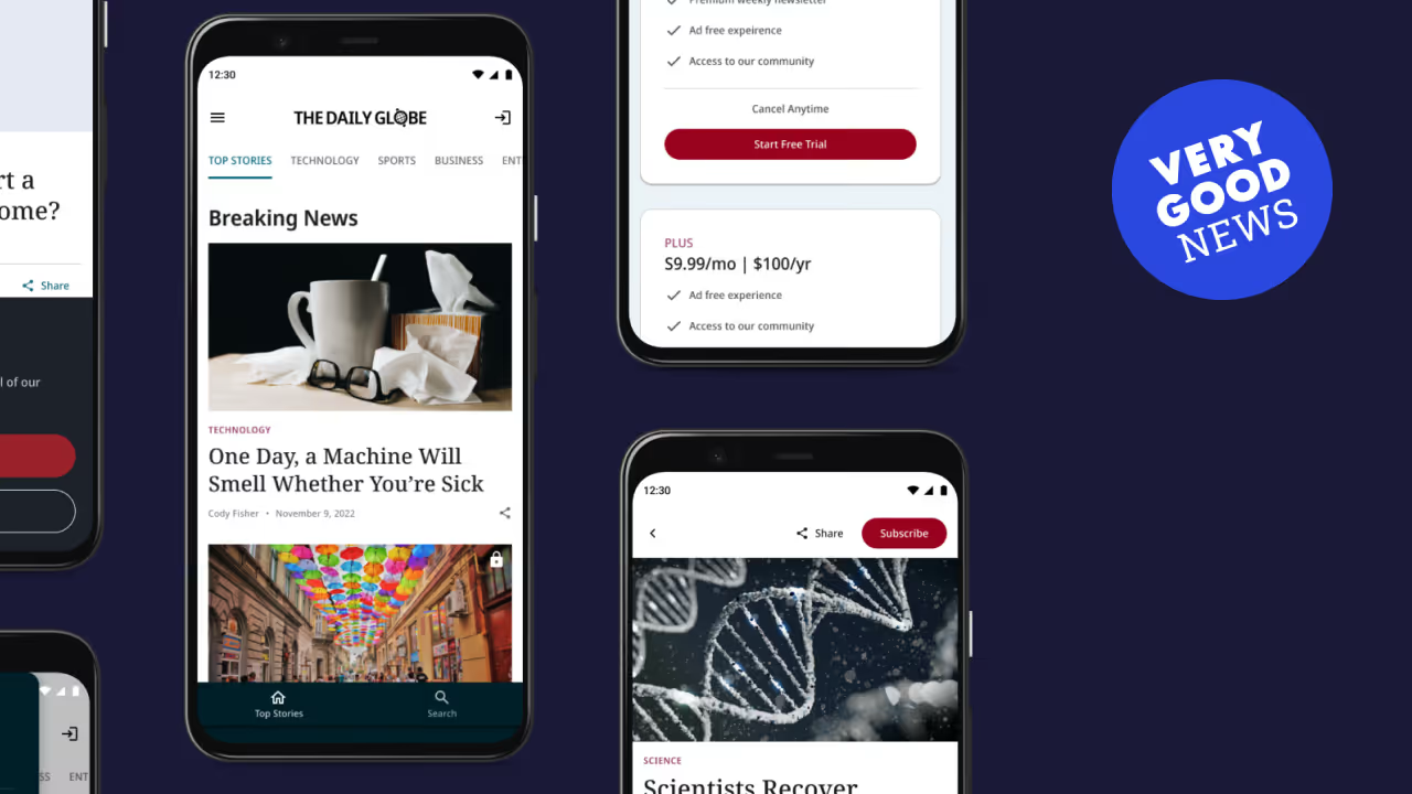 Flutter News Toolkit for publishers, powered by Very Good Ventures