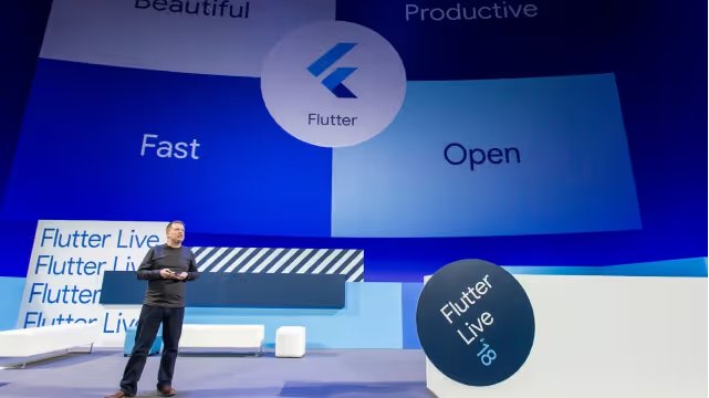 Flutter Slides desktop app revealed at Flutter Live 2018 keynote