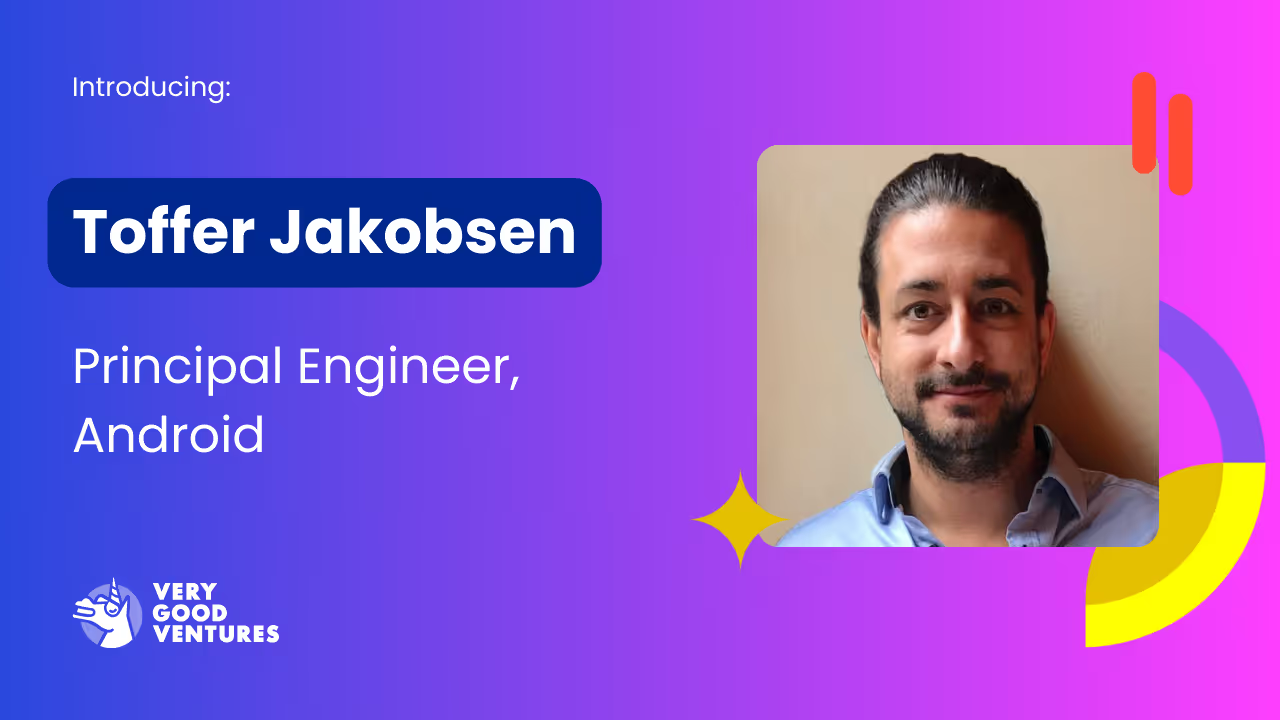 Toffer Jakobsen joins VGV as Principal Android Engineer