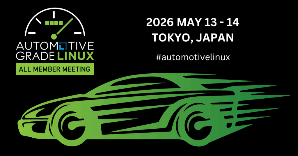 VGV at Automotive Grade Linux All Member Meeting 2026