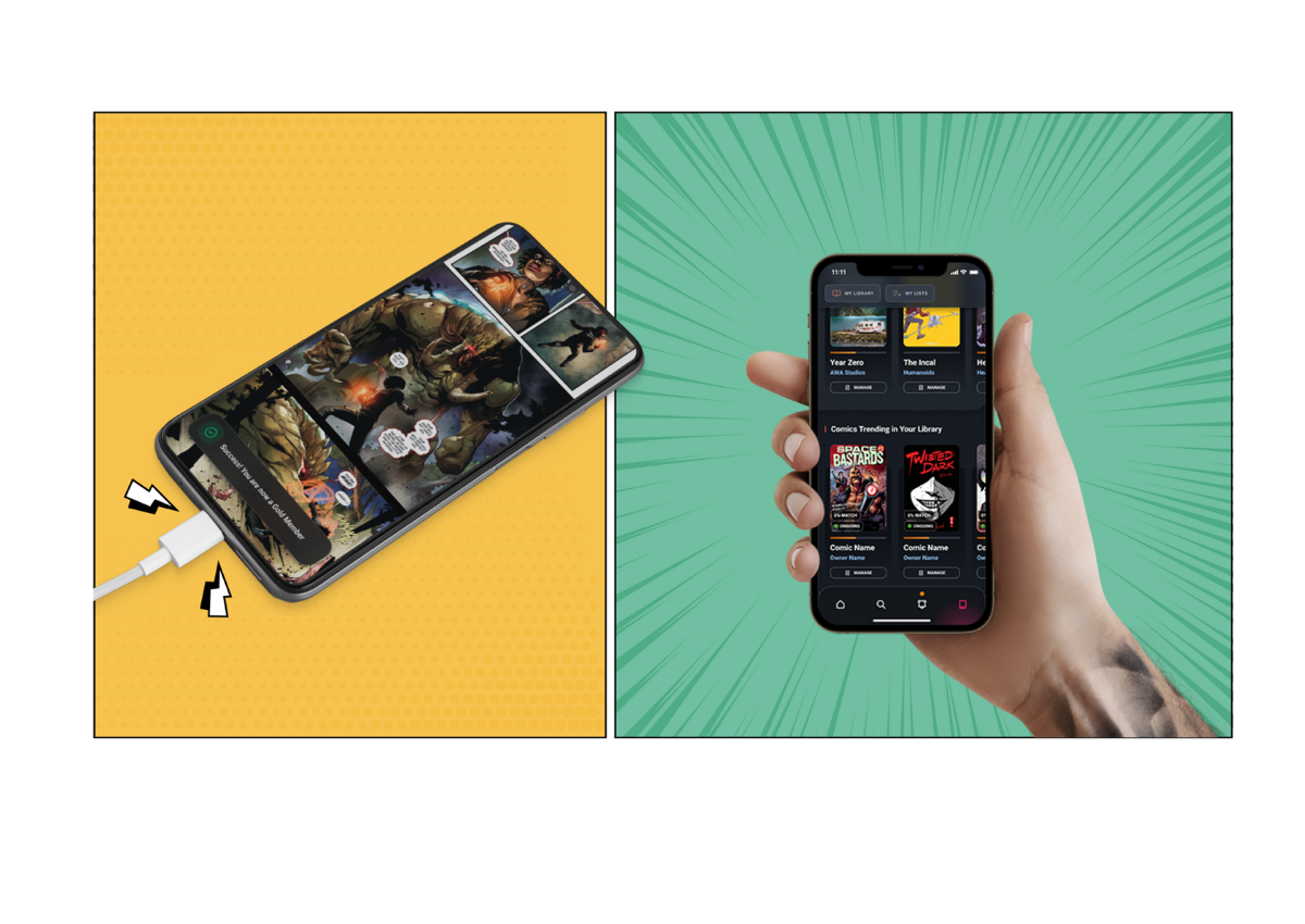 GlobalComix mobile app reader experience with backend integration and flexible scope design