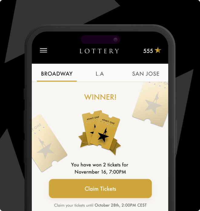 Hamilton app stickers feature